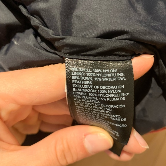 NORTH FACE Red Down Jacket - Picture 4 of 7